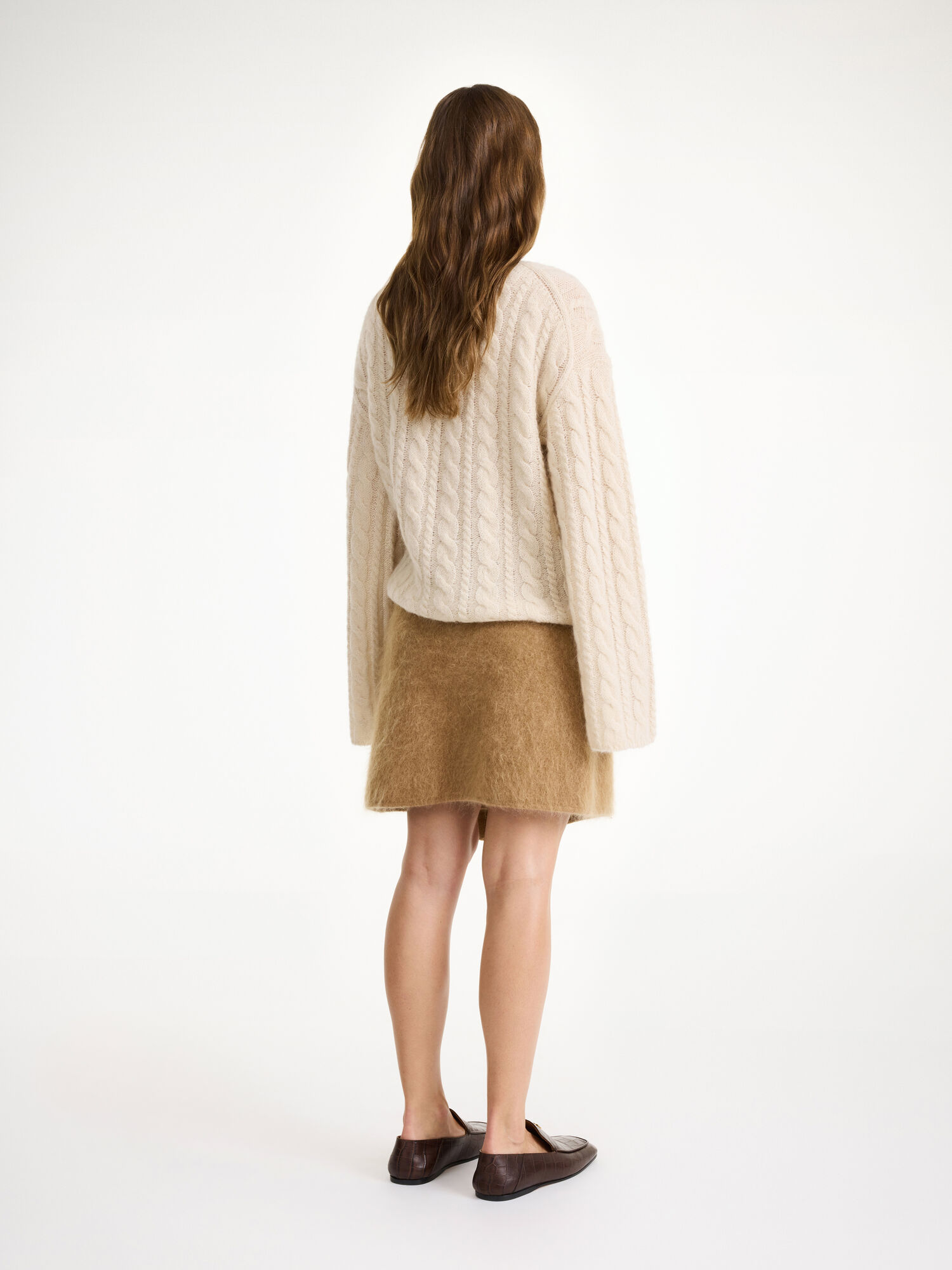 By Malene Birger Krissah Mini Skirt Strikkevarer Brune | NO_BB65241