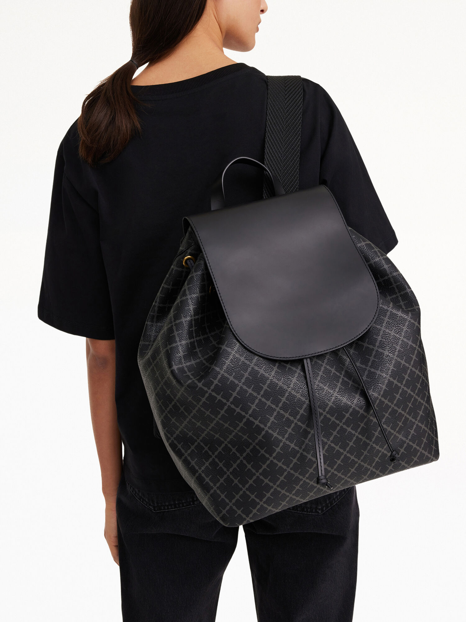 By Malene Birger Loenlo Backpack Vesker Charcoal | NO_BB28017