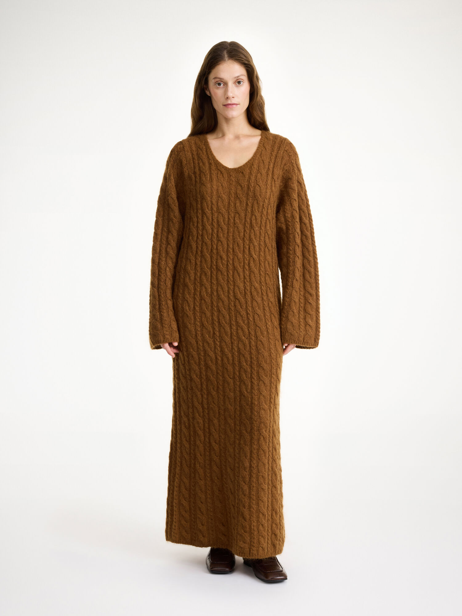 By Malene Birger Lovella Maxi Kjole Bison | NO_BB16134