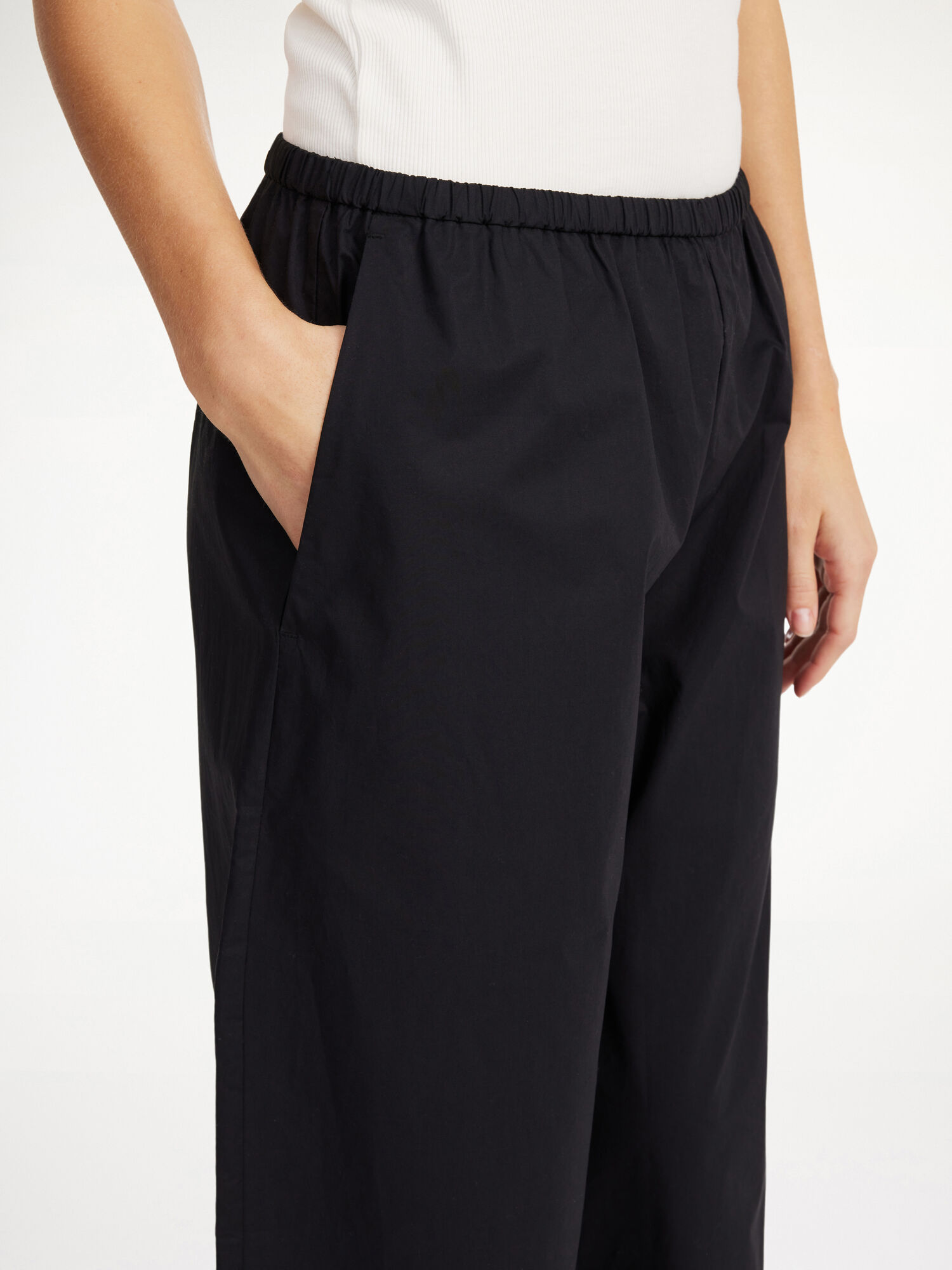 By Malene Birger Luisa High-waisted Bukser Svarte | NO_BB82598