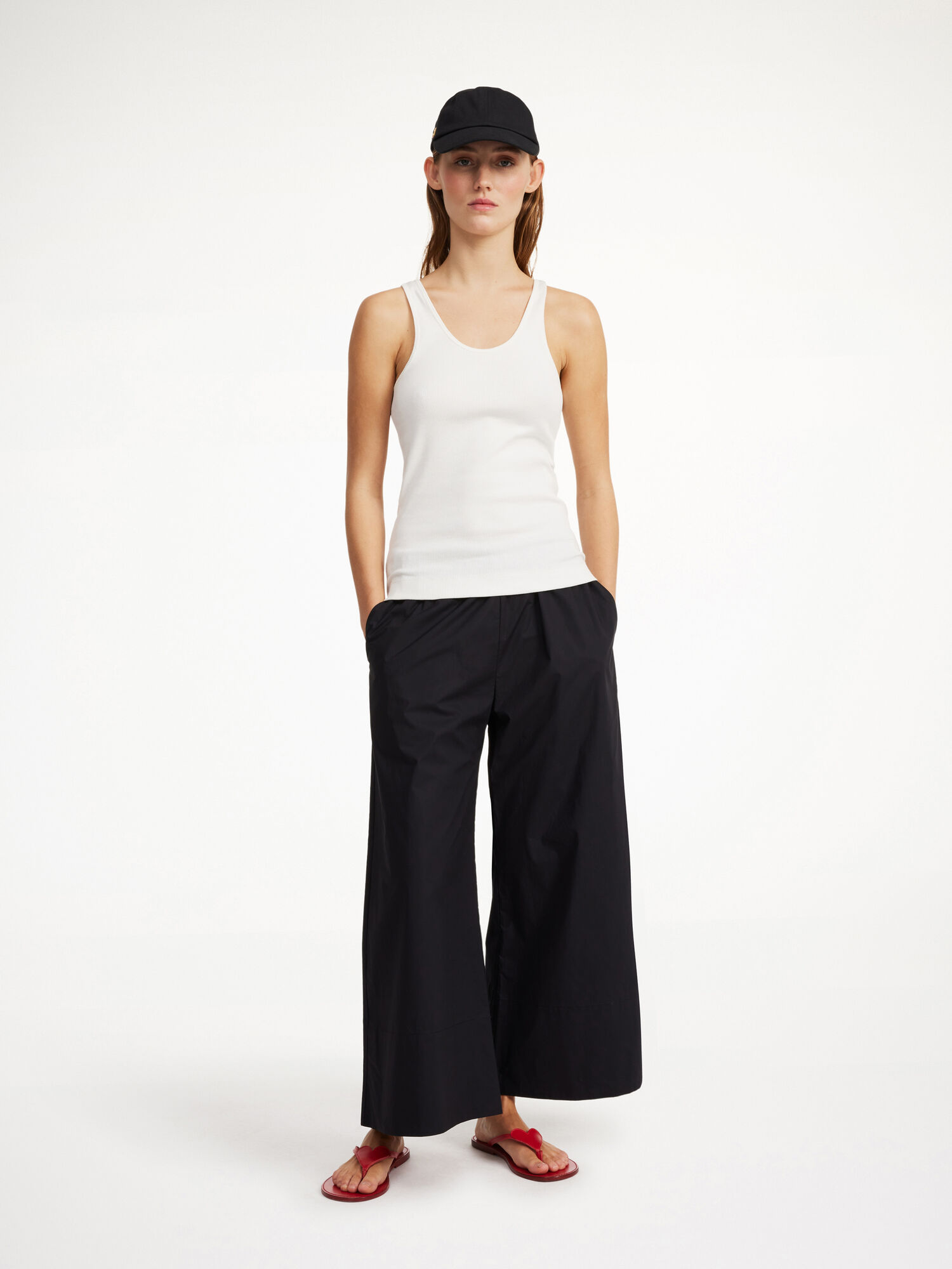 By Malene Birger Luisa High-waisted Bukser Svarte | NO_BB82598