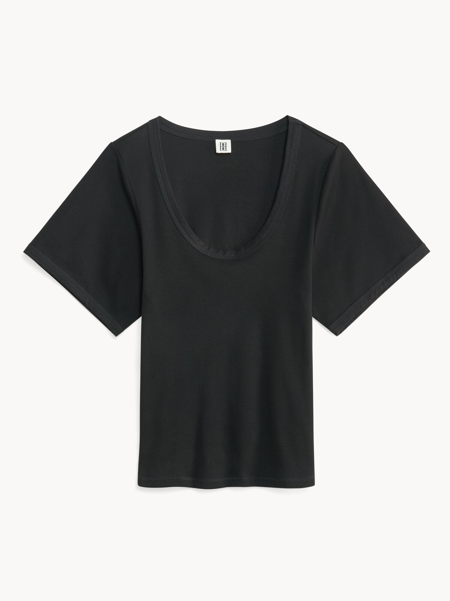 By Malene Birger Lunai T-shirt Topper Svarte | NO_BB62623