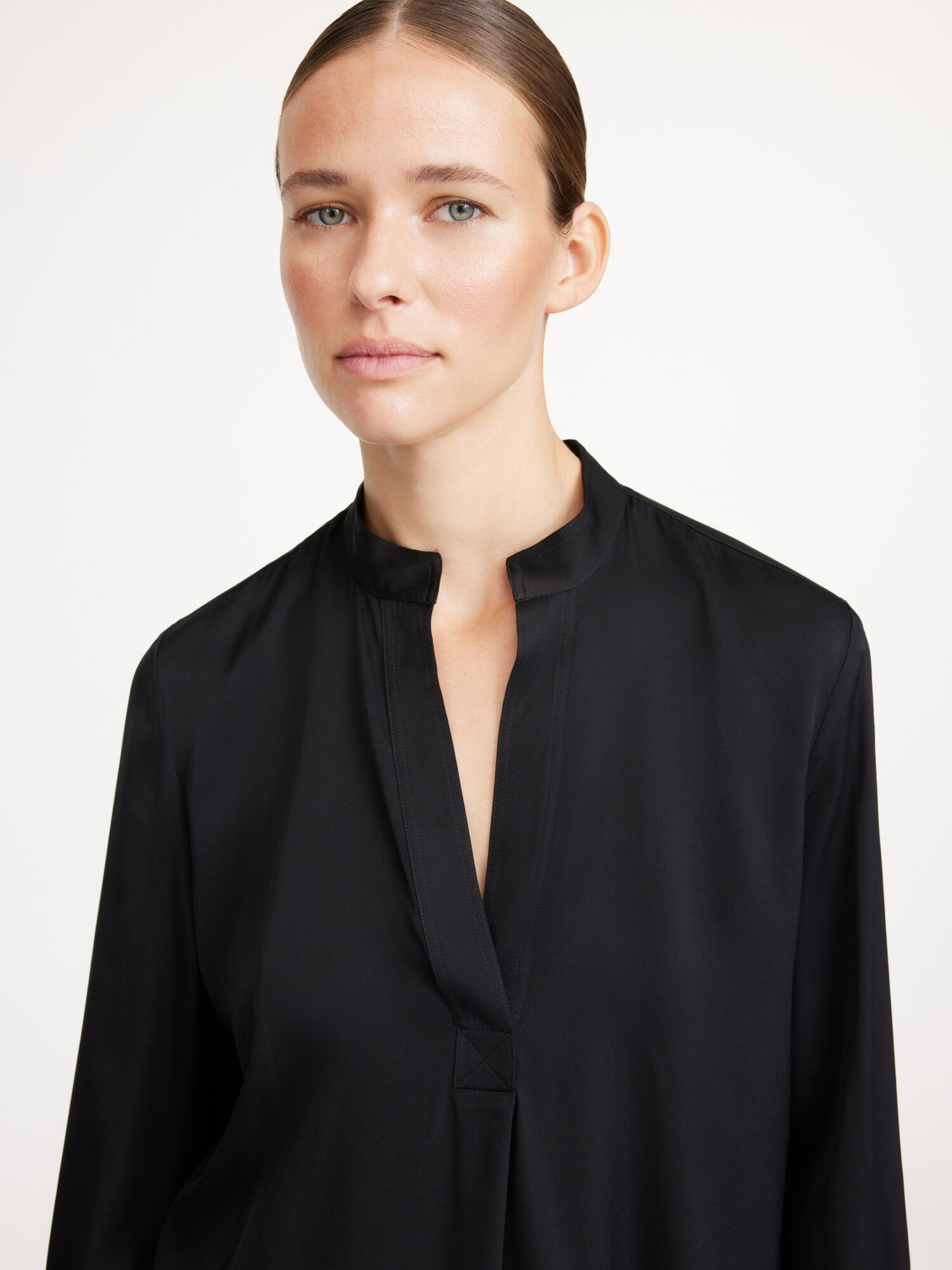 By Malene Birger Mabillon Silk Skjorte Svarte | NO_BB69120