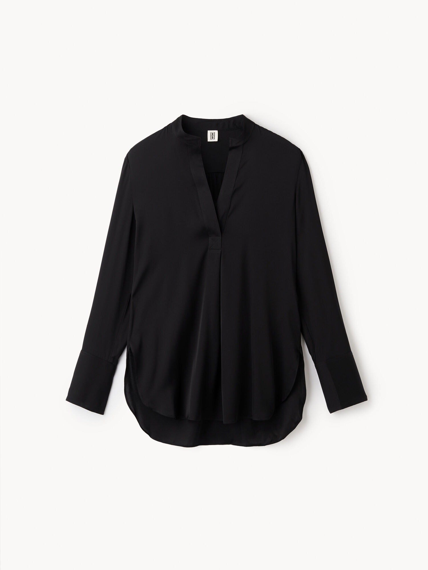 By Malene Birger Mabillon Silk Skjorte Svarte | NO_BB69120