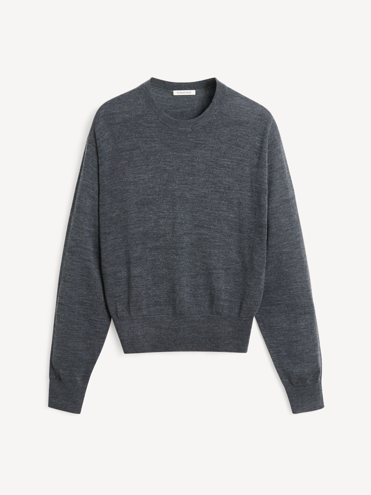 By Malene Birger Mantea Merino Wool Sweater Strikkevarer Grå | NO_BB79025