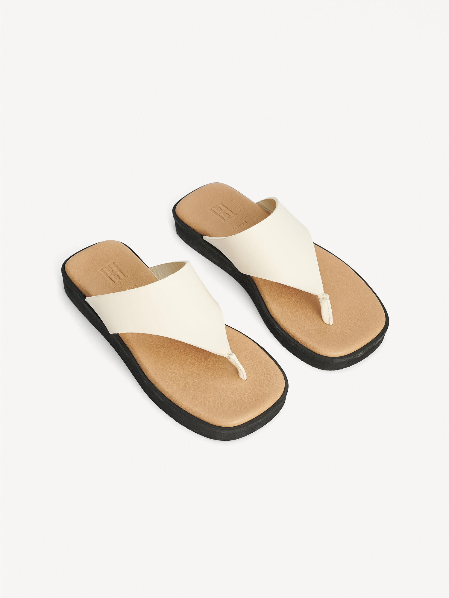 By Malene Birger Marisol Leather Sandals Sko Pisket Krem | NO_BB36242