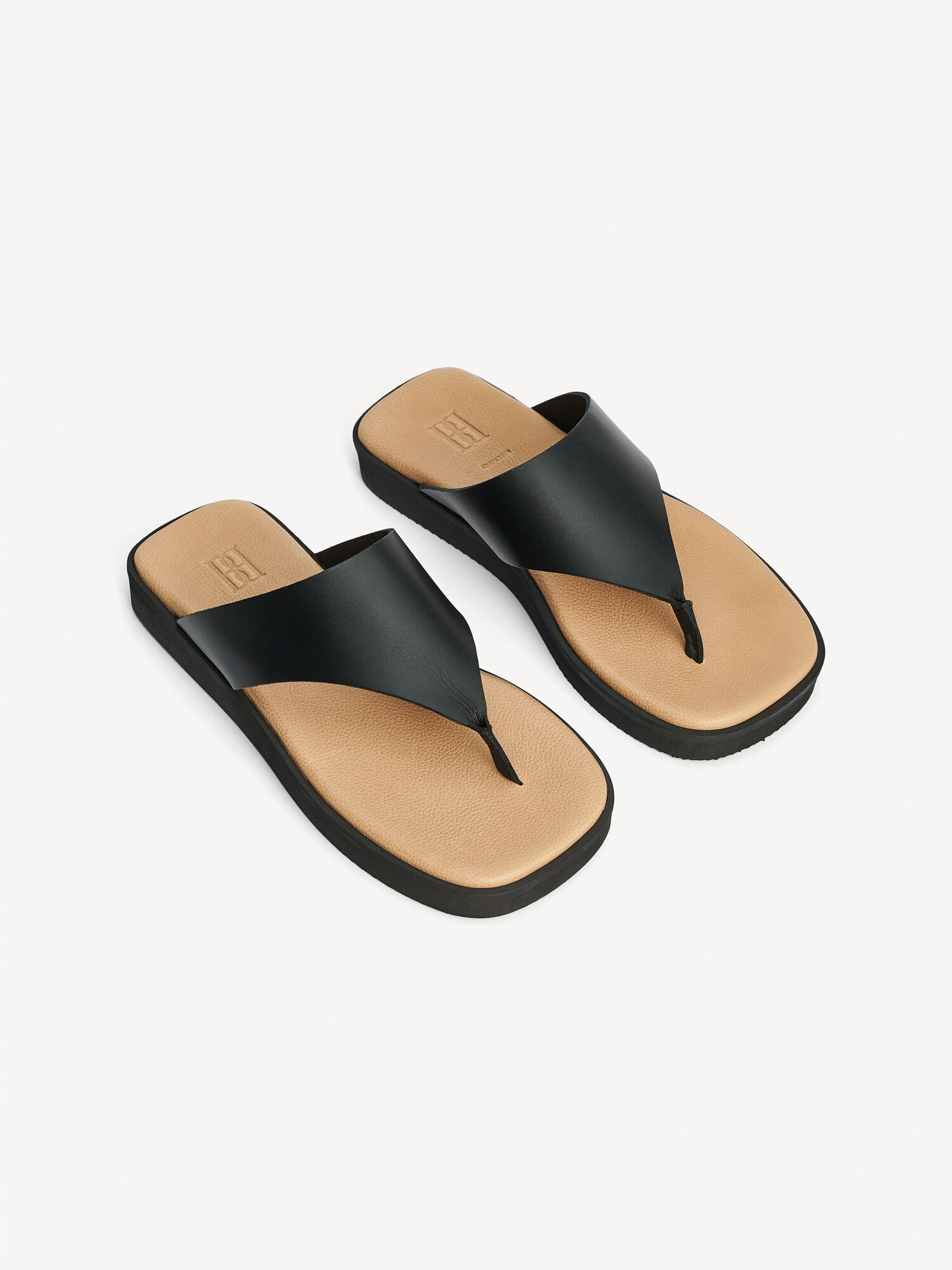 By Malene Birger Marisol Leather Sandals Sko Svarte | NO_BB42715