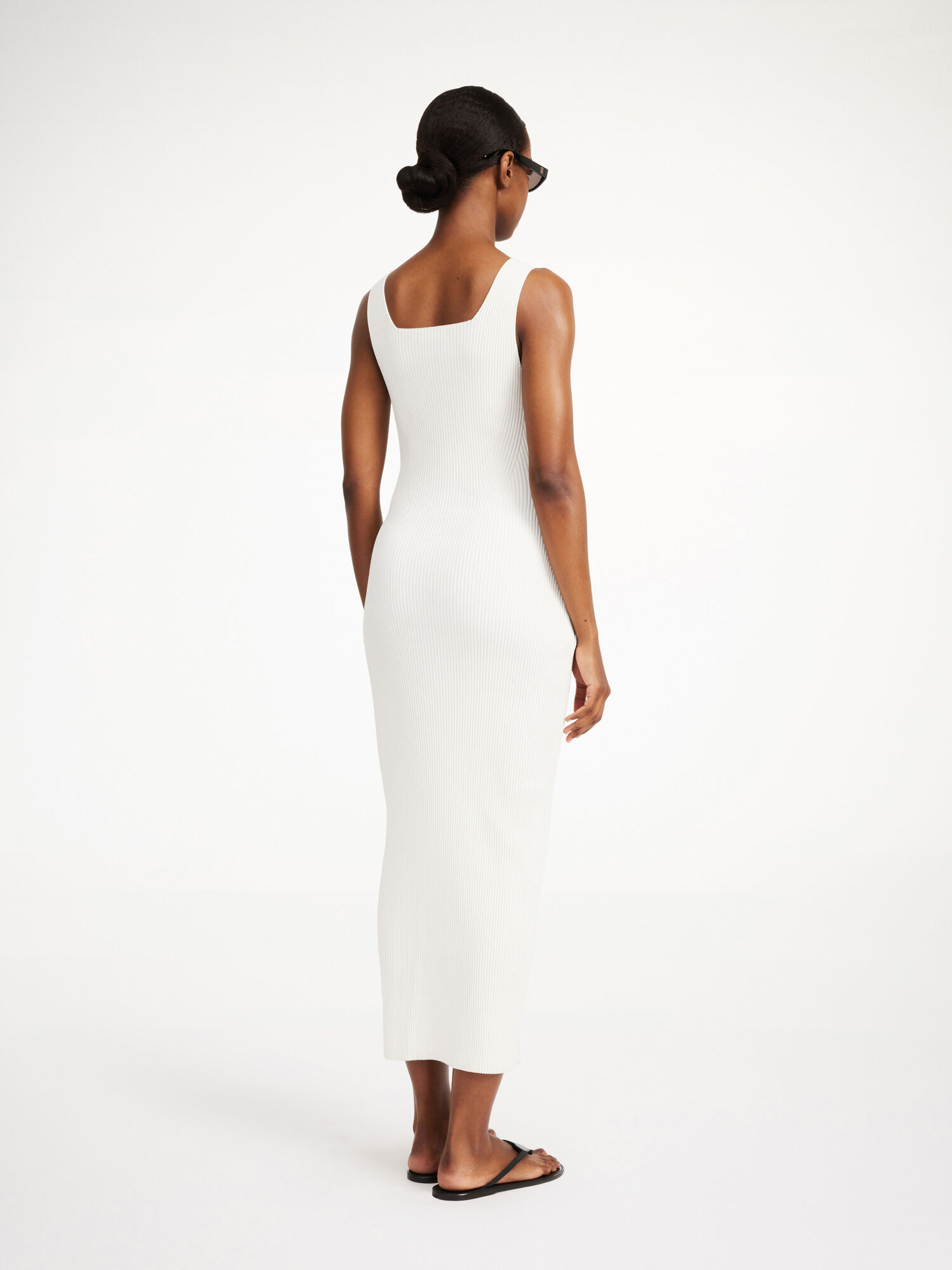 By Malene Birger Milelo Maxi Dress Strikkevarer Hvite | NO_BB12367