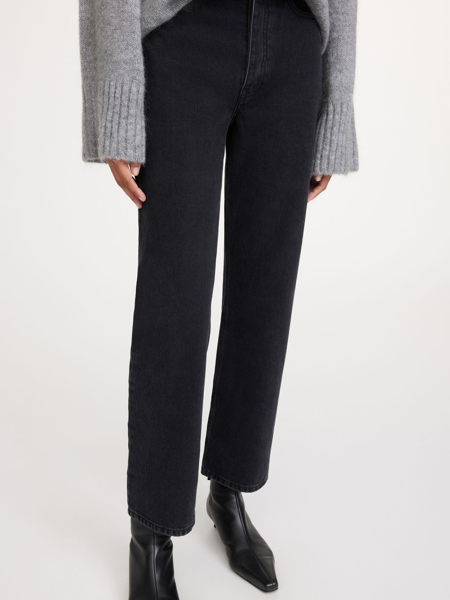 By Malene Birger Milium Organic Cotton Jeans Svarte | NO_BB11674