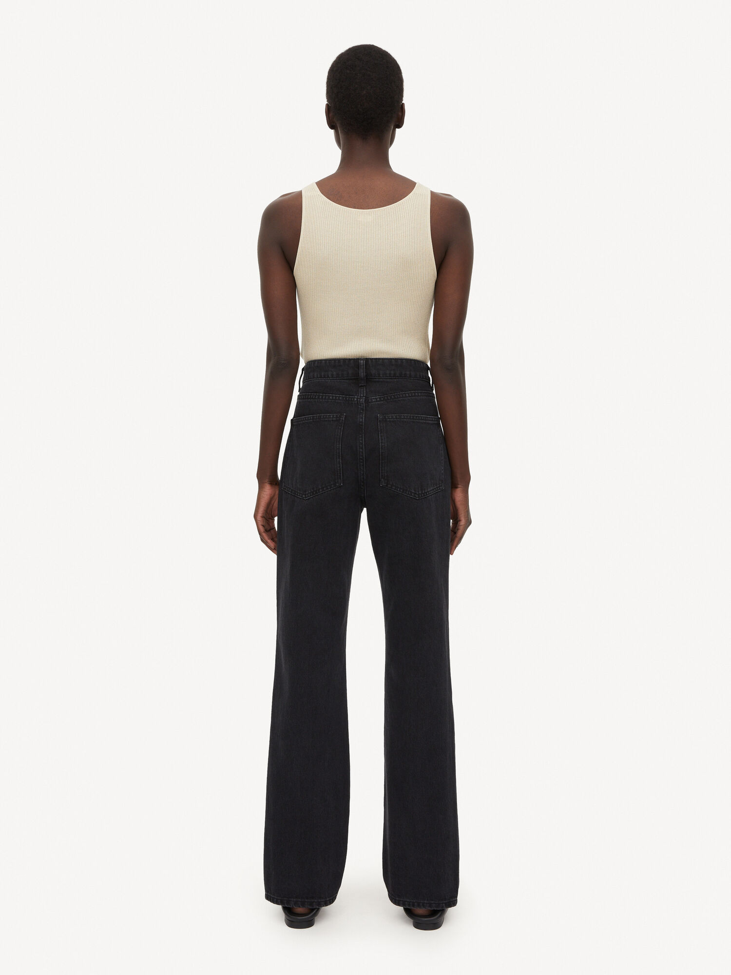 By Malene Birger Miliumlo Organic Cotton Jeans Svarte | NO_BB12529