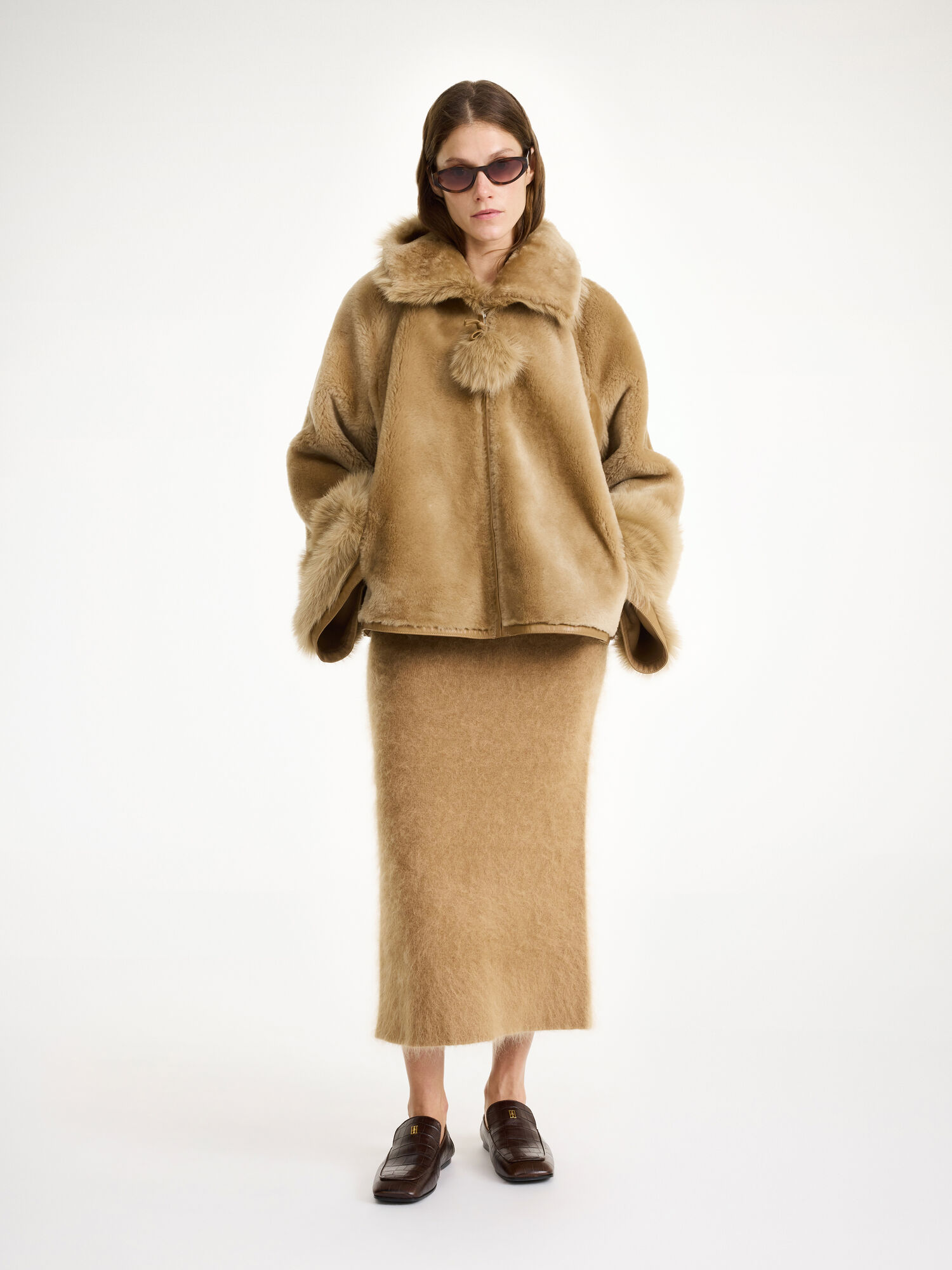 By Malene Birger Odellies Shearling Jakker Tannin | NO_BB61074