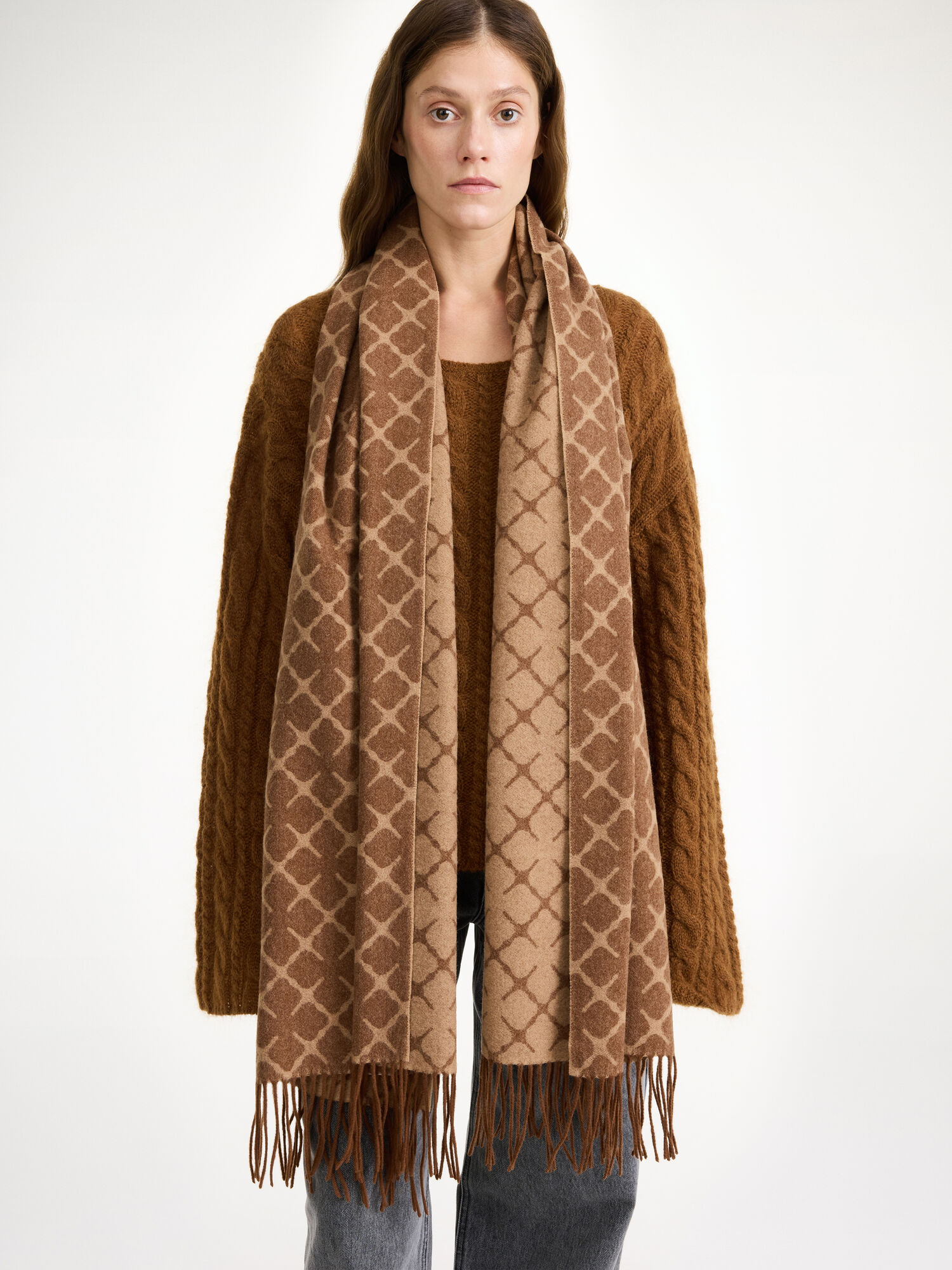 By Malene Birger Ortega Cashmere-blend Skjerf Bison | NO_BB13997