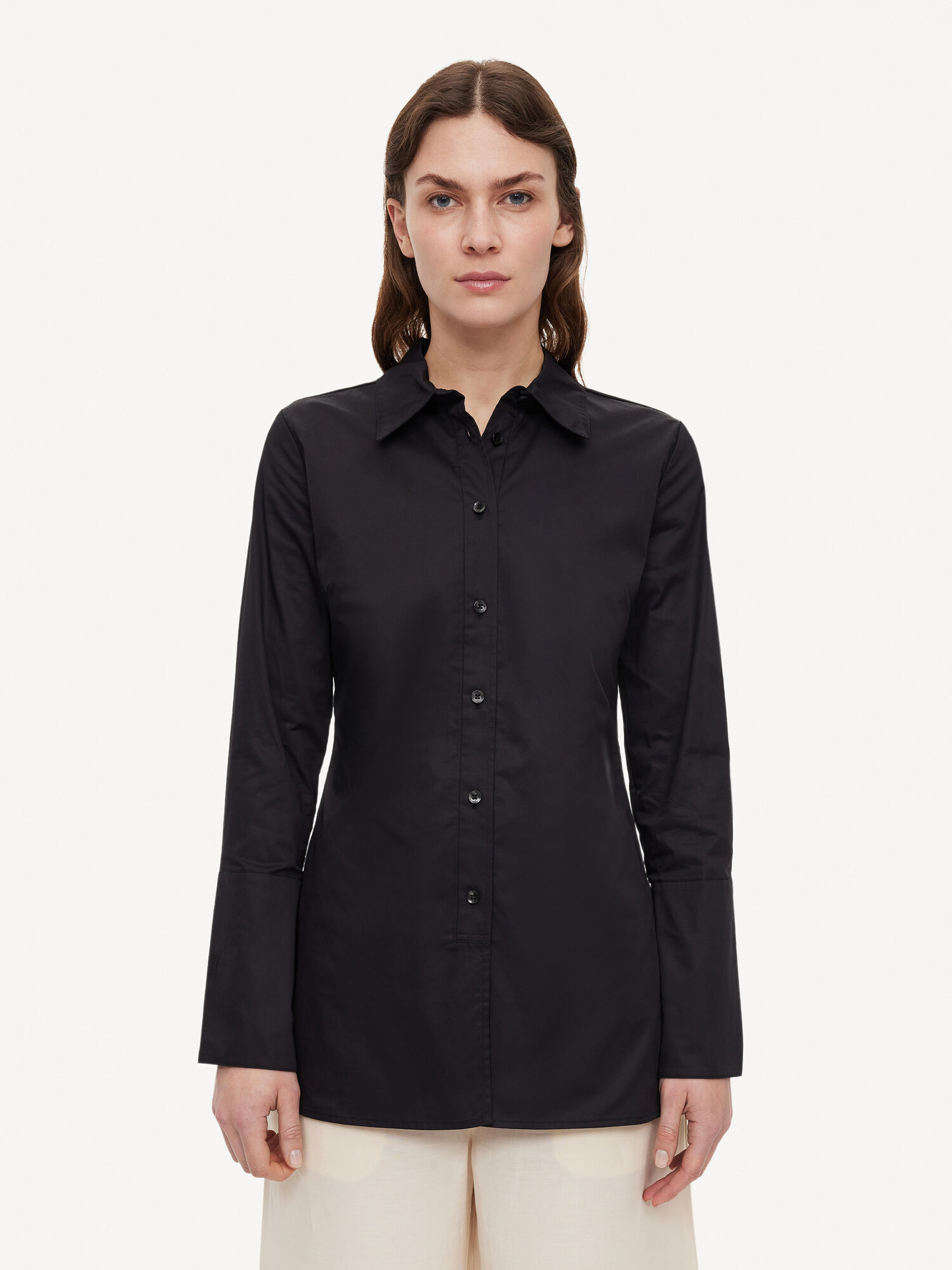 By Malene Birger Padano Organic Cotton Skjorte Svarte | NO_BB97718