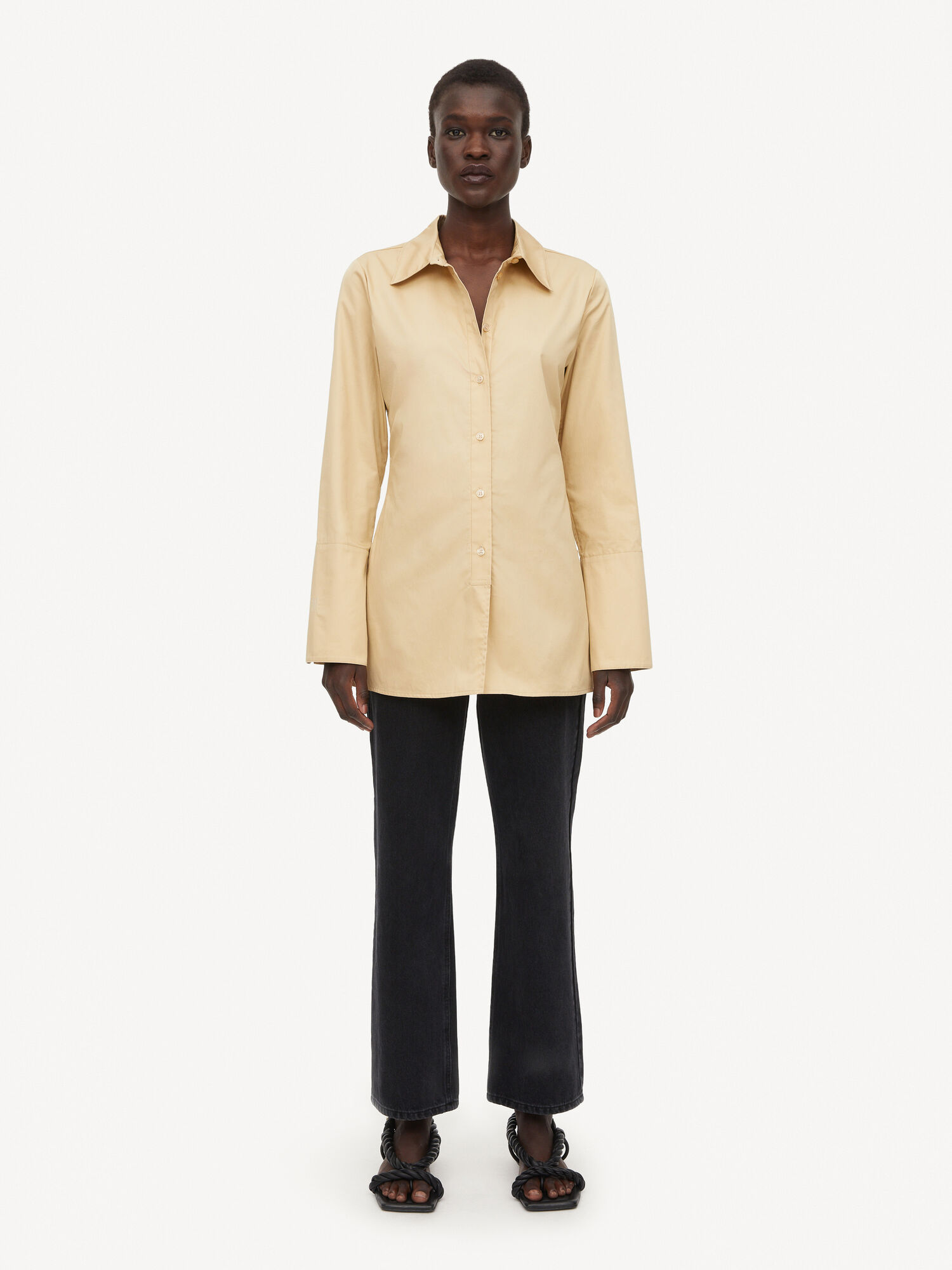 By Malene Birger Padano Organic Cotton Skjorte Mørke | NO_BB22097