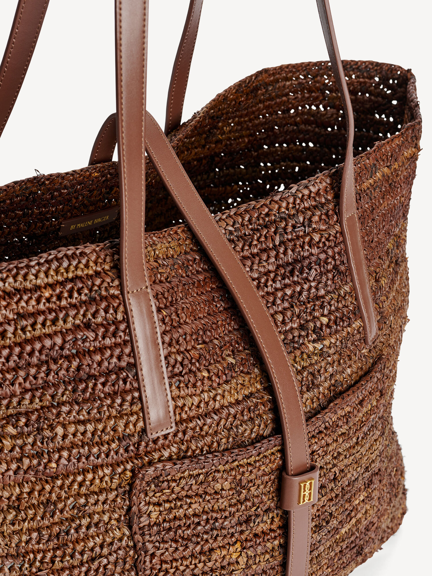 By Malene Birger Palla Straw Tote Vesker Bison | NO_BB73665