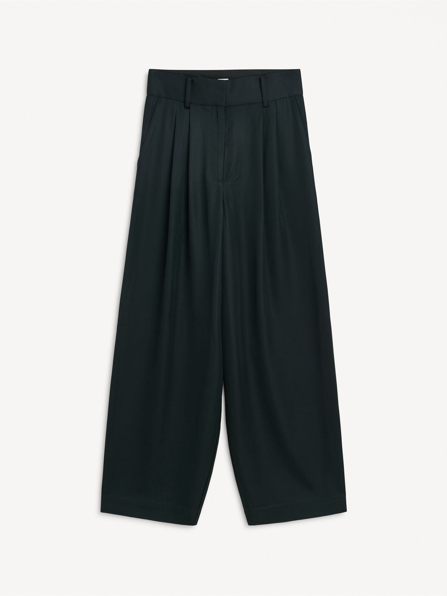 By Malene Birger Piscali Mid-waist Bukser Svarte | NO_BB25552