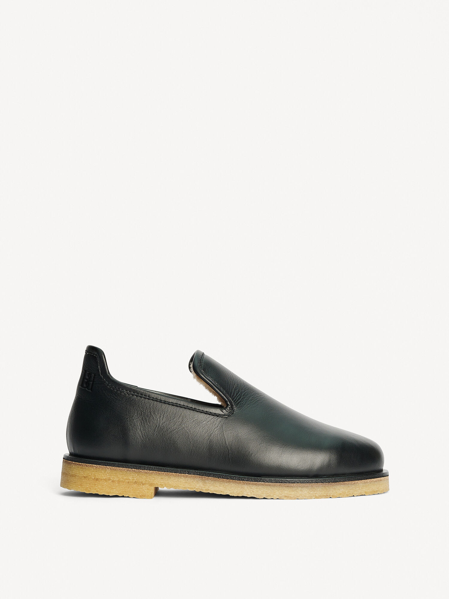 By Malene Birger Romine Leather Slippers Sko Svarte | NO_BB40101