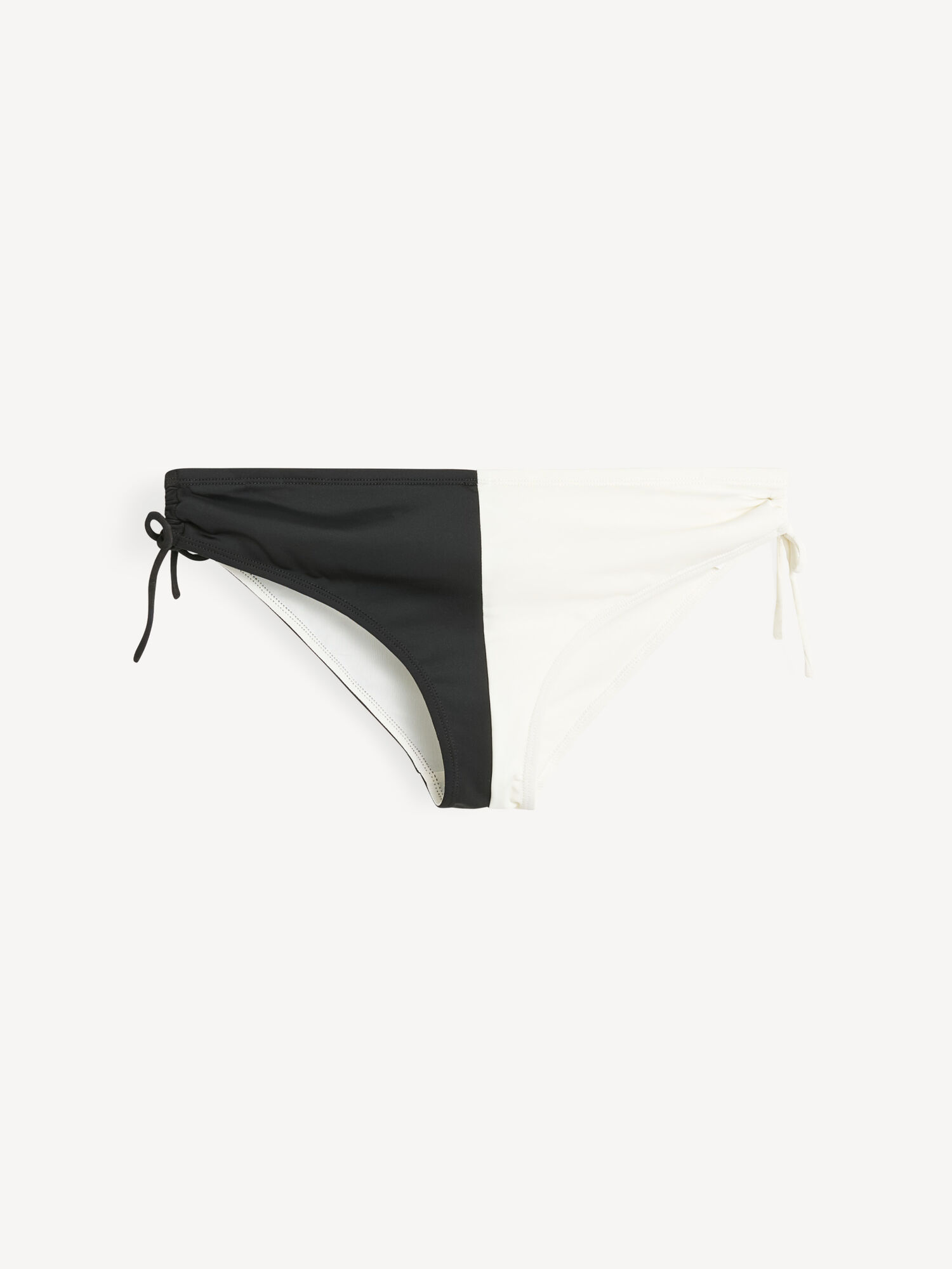 By Malene Birger Seabay Low Bikini Bottoms Badetøy Stripete Svarte Hvite | NO_BB25670