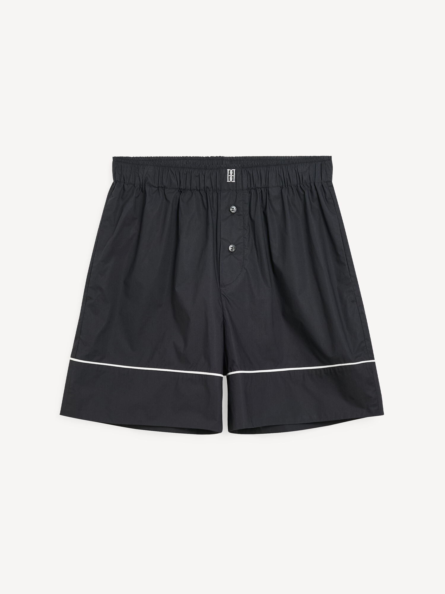 By Malene Birger Siara Organic Cotton Shorts Svarte | NO_BB10862