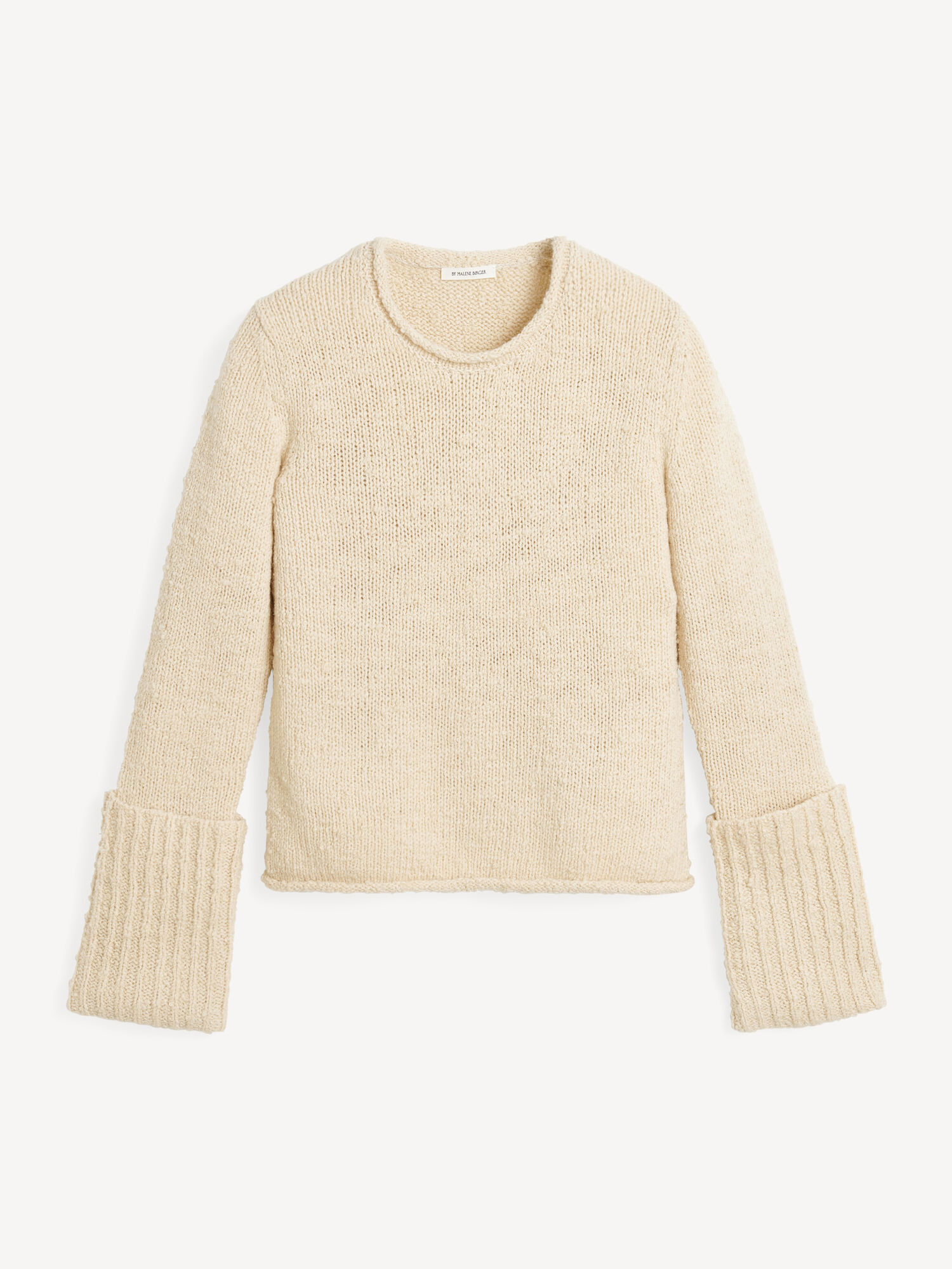 By Malene Birger Sorena Sweater Strikkevarer Oyster Gray | NO_BB51960