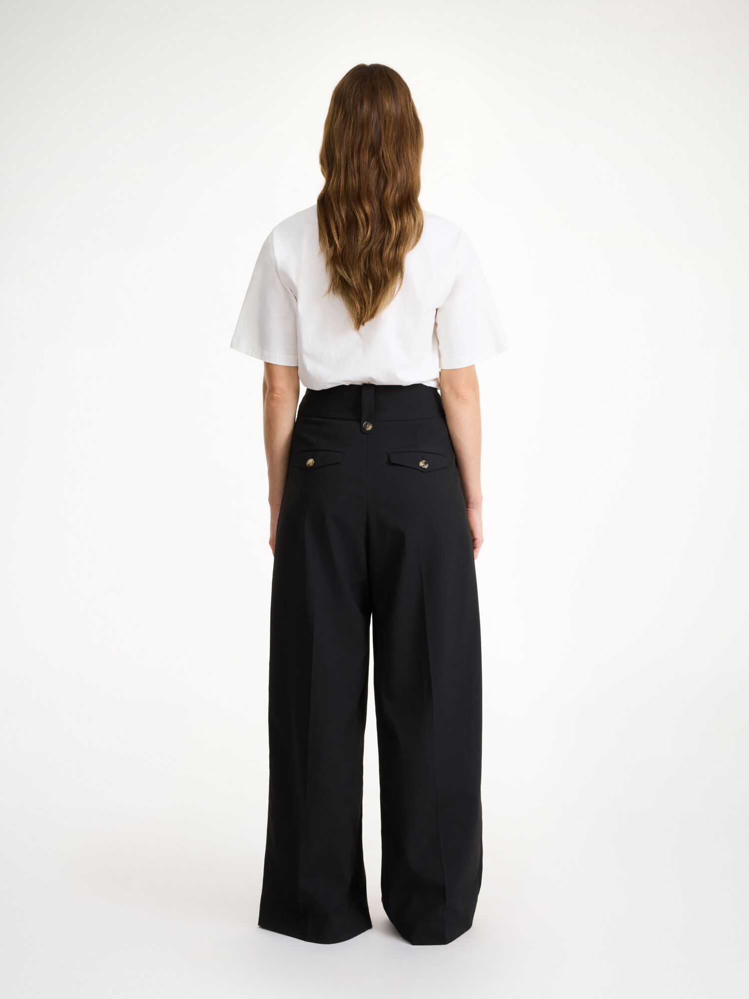 By Malene Birger Taal High-waisted Bukser Svarte | NO_BB53436