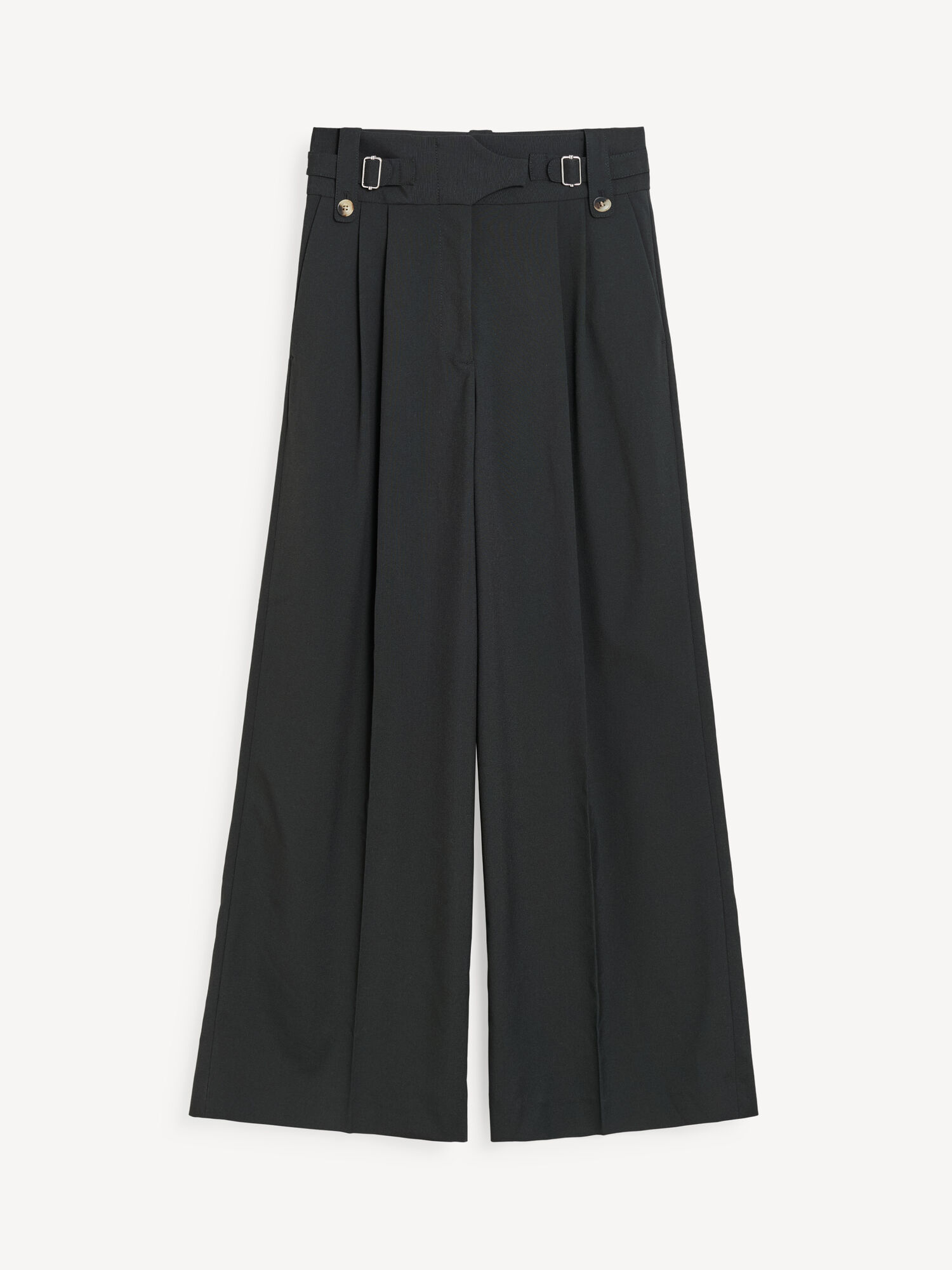 By Malene Birger Taal High-waisted Bukser Svarte | NO_BB53436