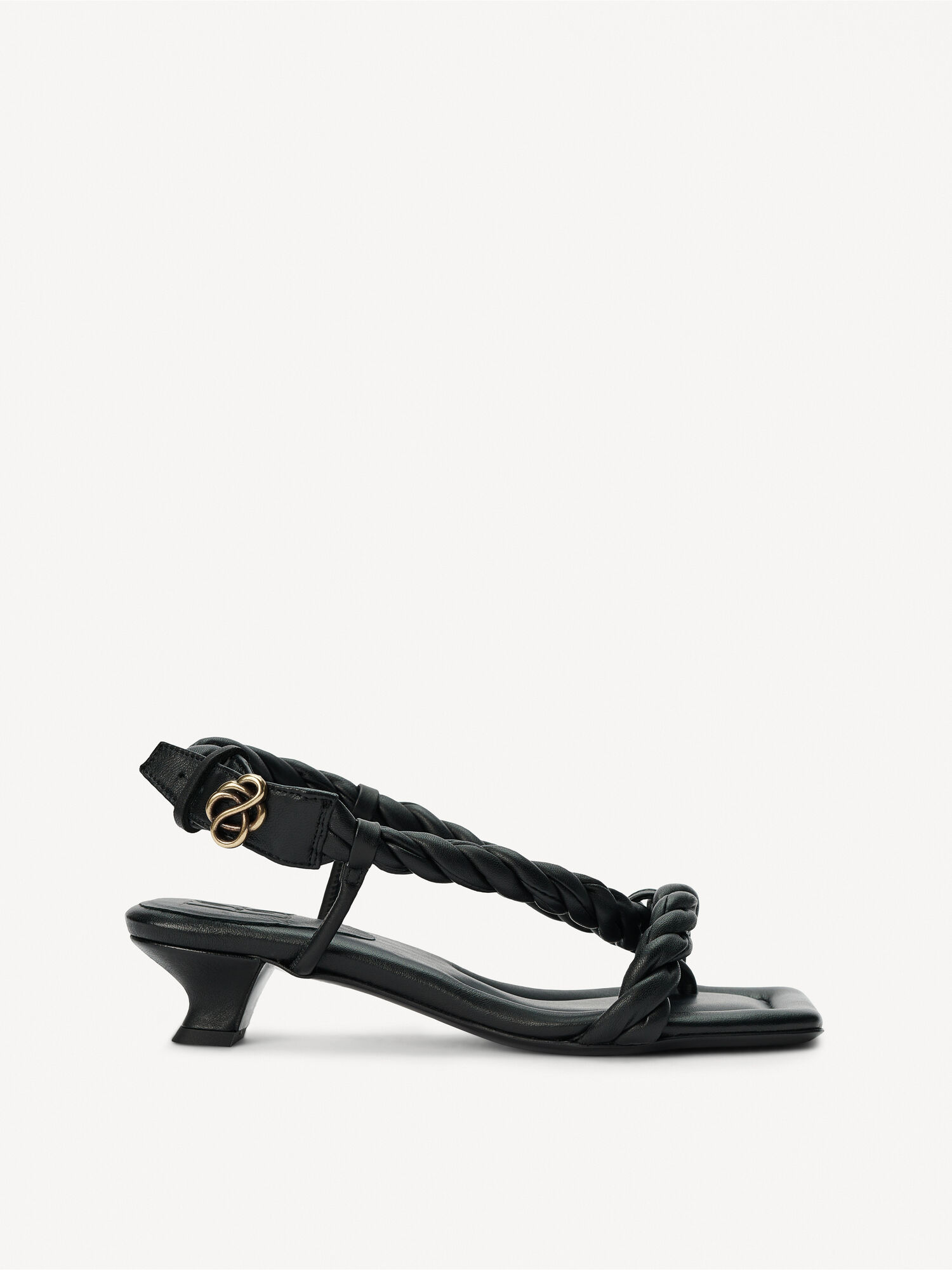 By Malene Birger Temona Leather Sandals Sko Svarte | NO_BB79428