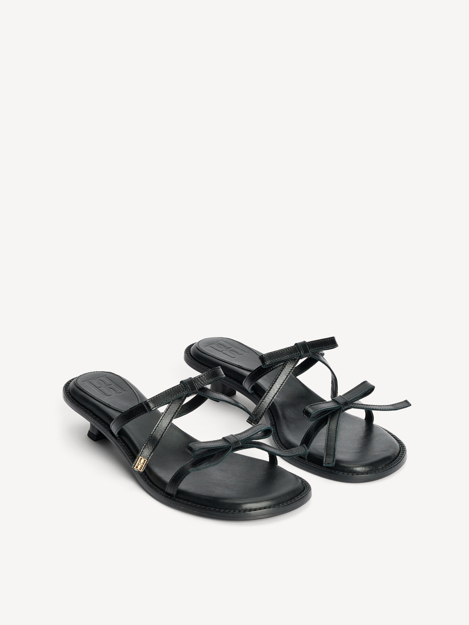 By Malene Birger Tianno Leather Sandals Sko Svarte | NO_BB38006