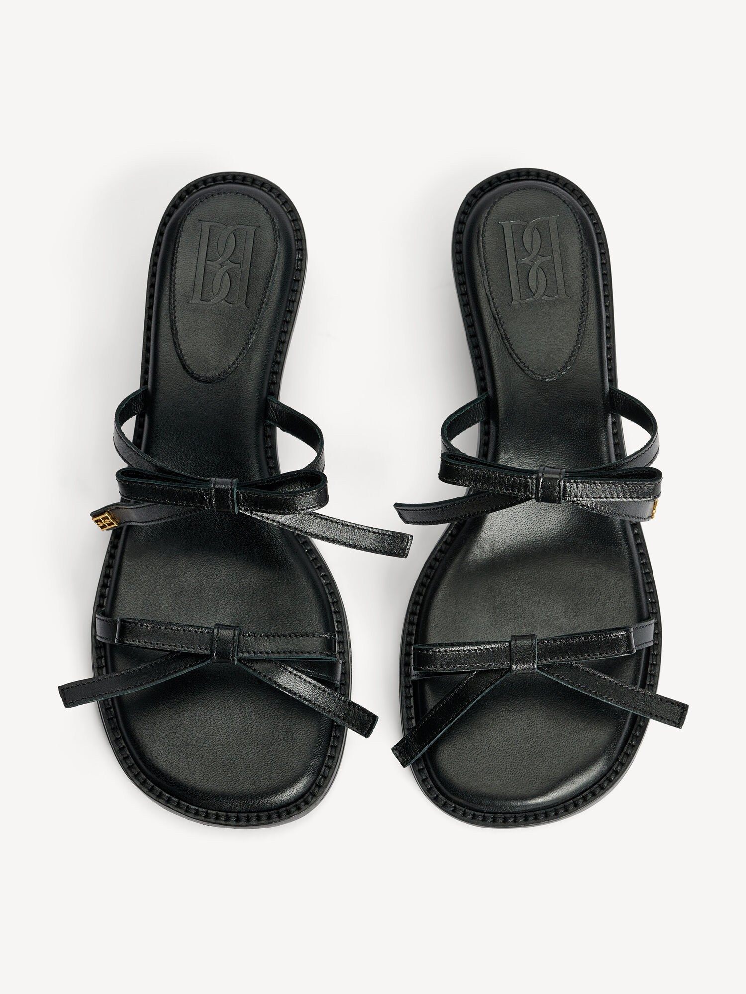 By Malene Birger Tianno Leather Sandals Sko Svarte | NO_BB38006