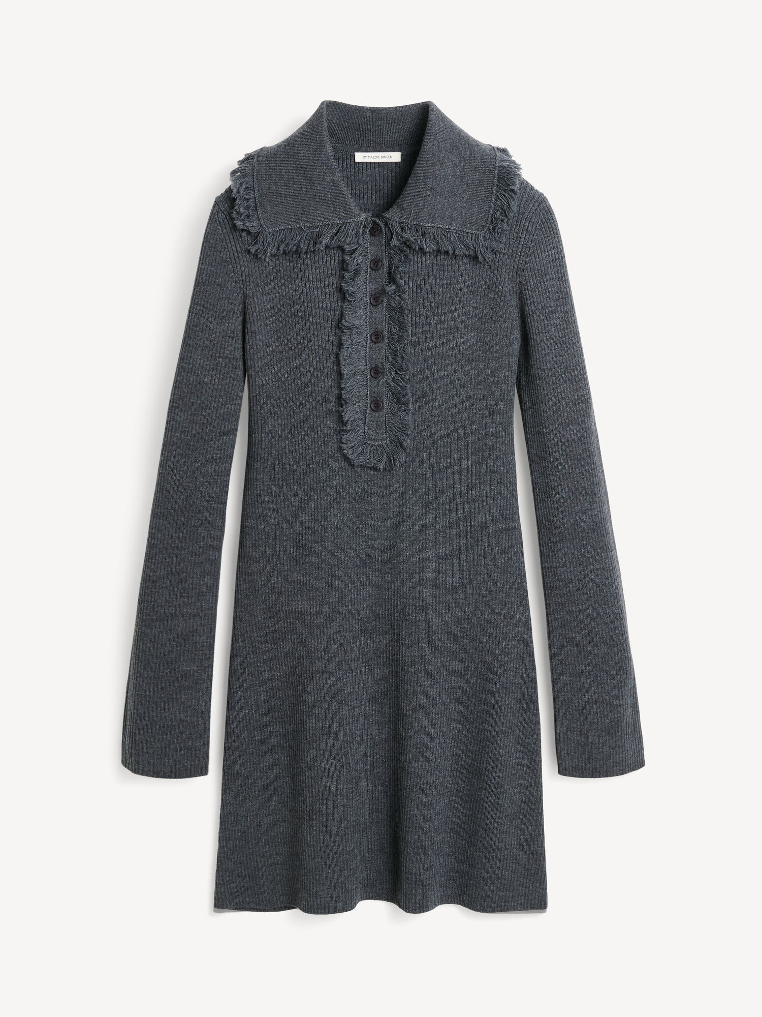 By Malene Birger Tonai Merino Wool Dress Strikkevarer Grå | NO_BB89088