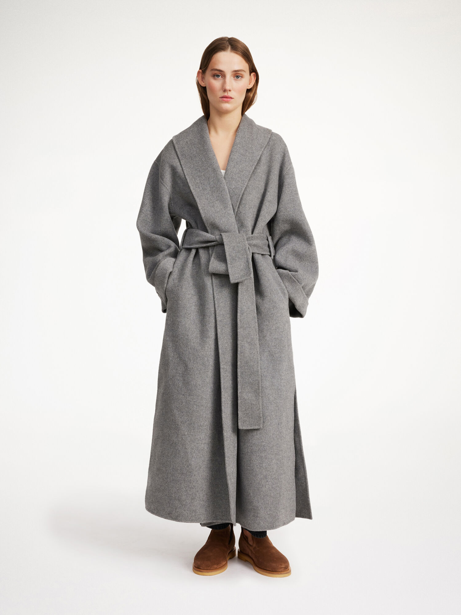 By Malene Birger Trullem Wool Jakker Grå | NO_BB16041