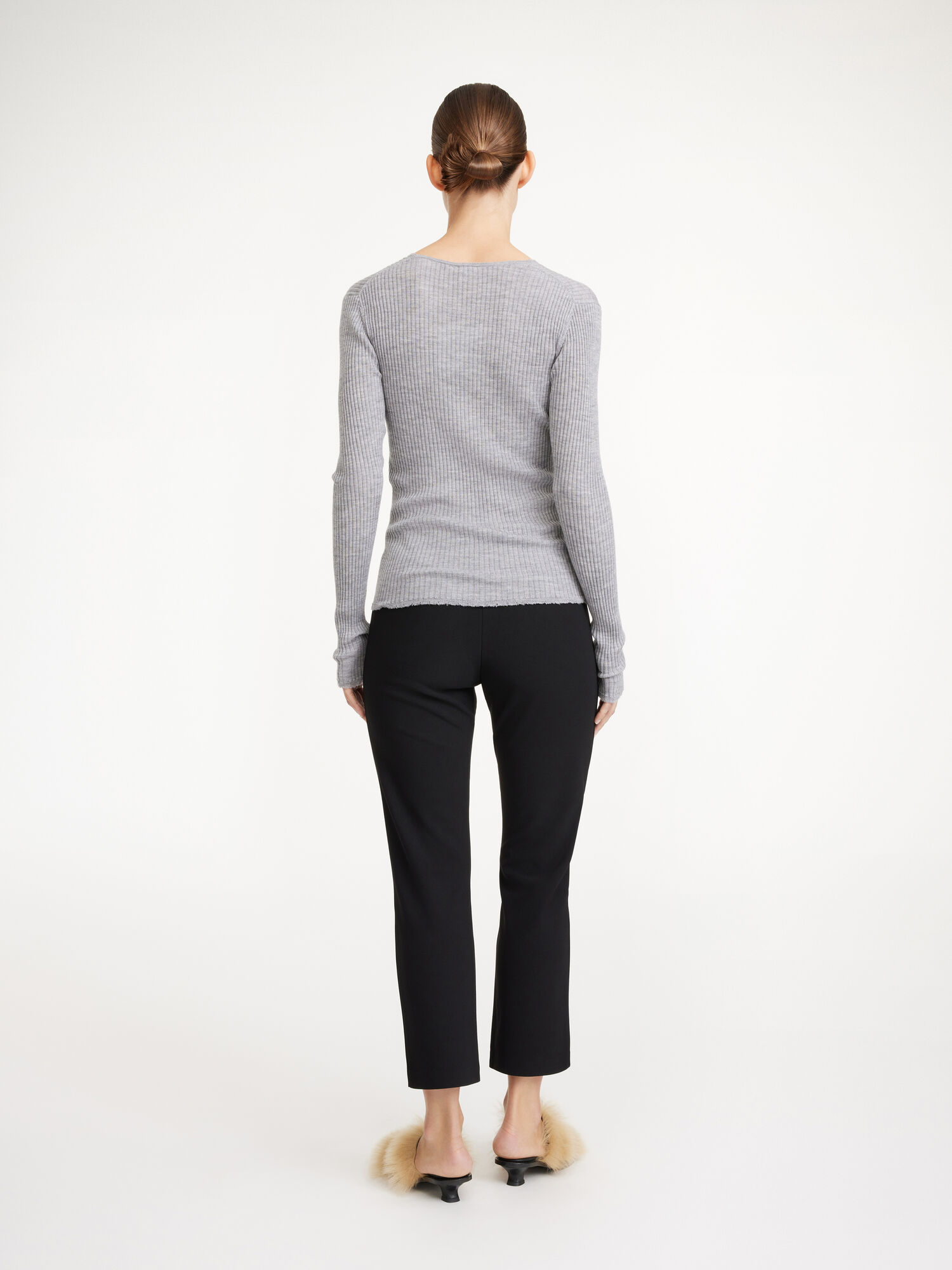 By Malene Birger Vilea Cropped Bukser Svarte | NO_BB34700