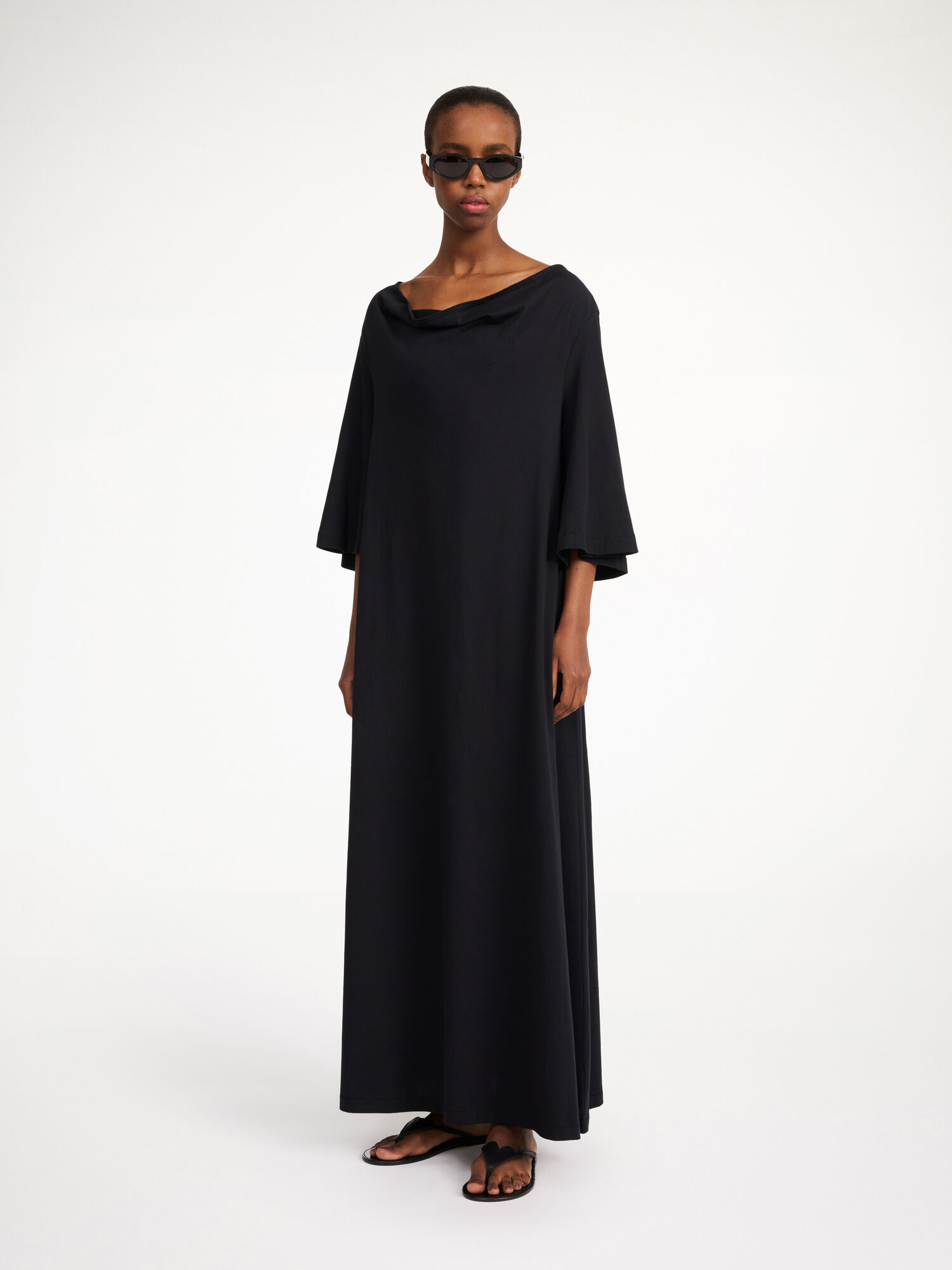 By Malene Birger Yalia Maxi Kjole Svarte | NO_BB51938